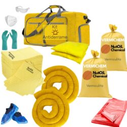 Kit Absorbente NutOIL para Derrames Químicos 50 Lts – portable