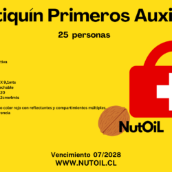 BOTIQUIN PRIMEROS AUXILIOS 25 PERSONAS M Trauma