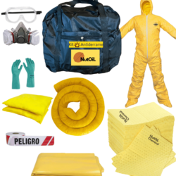 Kit Antiderrame Portátil para Ácidos 35 Lts