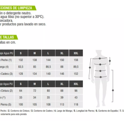Buzo De Protección Química Antiácido Pu traje de agua GEOLITE
