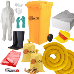 Kit Antiderrame Electricistas 120lts Portable Sobre Camión Hc