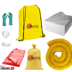 Kit Antiderrame Montajes Eléctricos 18 Lts Portátil Hidrocarburos